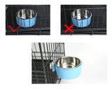 Stainless Steel Pet Hanging Feeder Pet Bowl