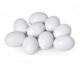 Easter Eggs 9 Pieces Blank White Wooden Eggs