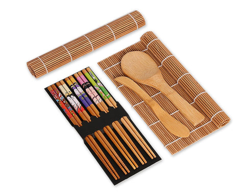 Sushi Making Kit Set of 9 Bamboo Sushi Tools