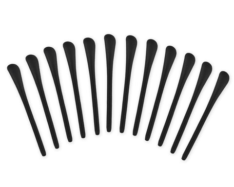 Glasses Ear Sock 6 Pairs Silicone Eyeglass End Tips - Black