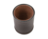 PU Leather Dice Cup with 5 Pieces Dot Dices