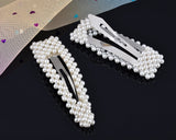 Pearls Hair Clips 4 Pieces Bridal Hair Barrettes