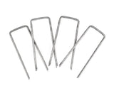 Set of 12 Wind Stakes 4 Inch Galvanized Staples