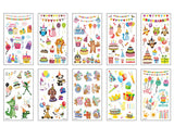 Temporary Tattoos 10 Sheets Waterproof Tattoo Stickers for Kids