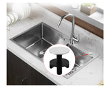 Sink Tap Hole Cover 4 Pieces Stainless Steel Kitchen Faucet Hole Plug
