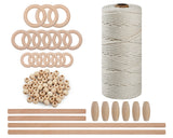 Macrame Kit 3 Millimeters x 109 Yards Macrame Cord for Plant Hangers