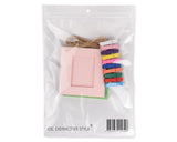 Fujifilm Mini Film Paper Photo Frames 10 Pieces with Wooden Clips and Hemp String