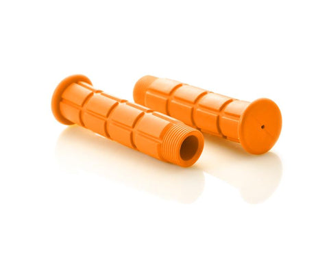 2 Pcs Simple Silicone Cycling Bike Handlebar Grips - Orange