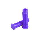 2 Pcs Simple Silicone Cycling Bike Handlebar Grips - Purple