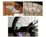 6 Pcs Colorful LED Water Resistant Bike Wheel Light