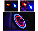 6 Pcs Colorful LED Water Resistant Bike Wheel Light