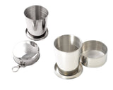 Stainless Steel Collapsible Cup - Silver