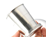 Stainless Steel Collapsible Cup - Silver