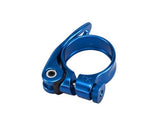 Cycling Bike Mountain Bike Quick Release Seatpost Clamp 34.9mm - Blue