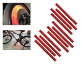 12 Pcs Cycling Bike Rim Wheel Spoke Reflective Clip Reflector