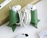 Bow Headphone Cable Cord Organizer - Blue