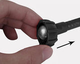 Gooseneck Flexible Dual Clamp Adjustable Cellphone Holder - Black