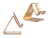 Aluminum Alloy Phone and Tablet Holder - Gold