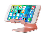 Aluminum Alloy Phone and Tablet Holder - Rose Gold