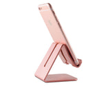 Aluminum Alloy Phone and Tablet Holder - Rose Gold