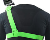 GoPro Single Shoulder Strap Mount Harness for All Hero Camera - Green