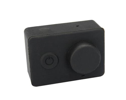 Protective Silicone Case/ Lens Cap for Xiaomi Yi Action Camera - Black
