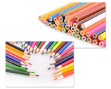 Set of 36 Assorted Colors Drawing Pencils with Sharpener and Case