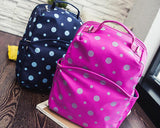 Dot Print Casual Style School Backpack - Pink
