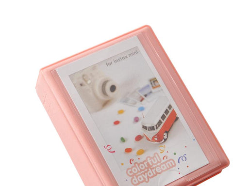 Small Colorful Photo Album for Fujifilm Instax Mini Films - Pink