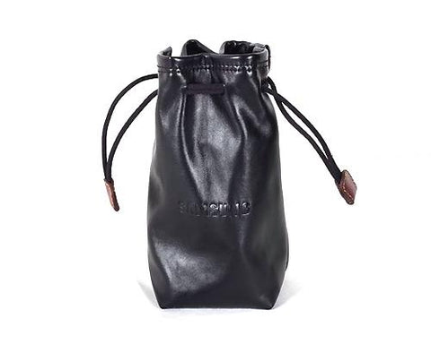 Multi-Purpose PU Leather Draw String Pouch