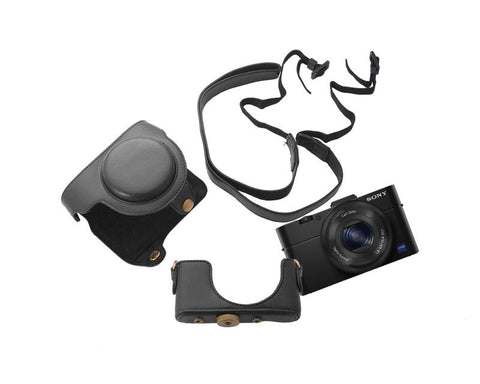 Retro Sony Cyber-Shot DSC-RX100M5 RX100 V Camera Leather Case