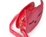 Cute Leather Shoulder Bag for Fujifilm Instax Mini Camera - Magenta