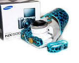 Retro Leopard Samsung Smart Camera NX500 Leather Case