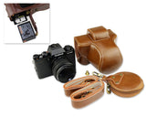 Premium Series Fujifilm X-T100 Camera Leather Case