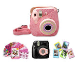 Fujifilm Bundle Set Lens / Cartoon Case for Fuji Instax  Mini 8 - Pink