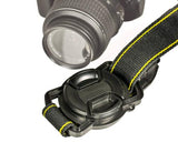 Camera Buckle Lens Cap for 52mm 58mm 67mm Lens Filter Sizes