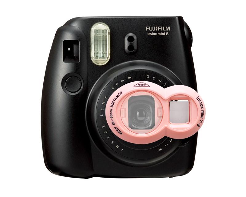 Fujifilm Close-Up Lens for Instax Mini 7S Mini 8 Cameras - Pink