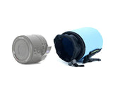 Elastic Sony DSC-Q100 Camera Lens Pouch - Blue