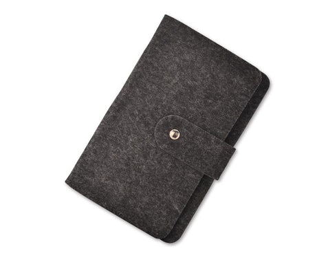 Wool Mini Book Photo Album for Fujifilm Instax Mini Films - Black