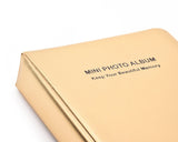 Mini Book Style Photo Album for Fujifilm Instax Mini Films - Gold