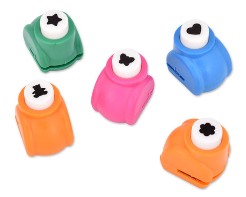 Mini Paper Punch Shapes 5 Pieces Craft Punchers Hole Punches for Scrapbooking