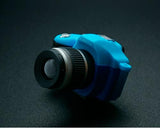 Cute Camera-shaped Hot Shoe Cover for Canon Nikon Fujifilm - Blue