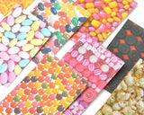 80 Sheets Fujifilm Instax Mini Films Decor Sticker Borders - Candy