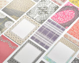 80 Sheets Fujifilm Instax Mini Films Decor Sticker Borders - Lace