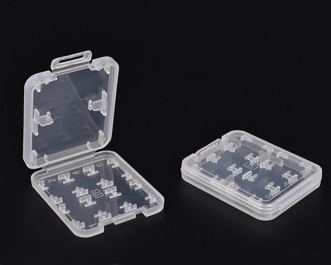 Transparent Memory Card Case Set of 3