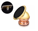 360° Rotatable Magnetic Car Mount Phone Holder - Gold