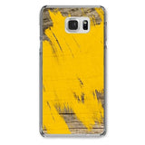 Yellow on Wood Designer Phone Cases