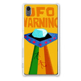 UFO Warning Designer Phone Cases