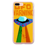 UFO Warning Designer Phone Cases