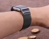 Magnet Stainless Steel Mesh Watch Band for Fitbit Alta - Black